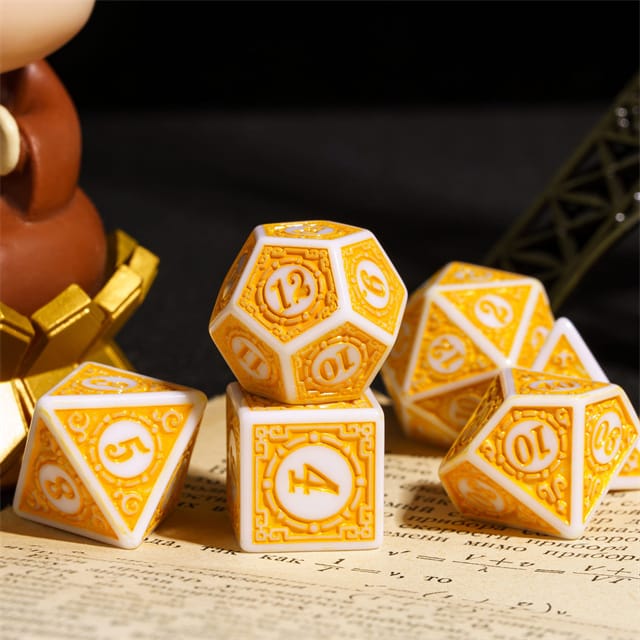 Dés 7D: Colonel Moutarde JEUX - Dés et jeux de rôles - Dés - Dés polyédriques