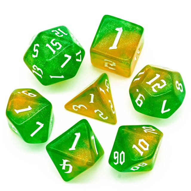 Dés 7D: Crème sure et oignons JEUX - Dés et jeux de rôles - Dés - Dés polyédriques