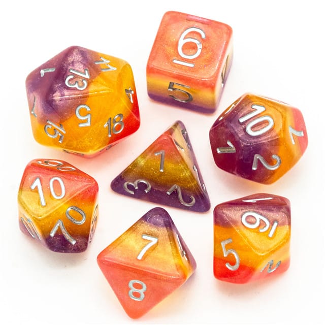 Dés 7D: Dernier espoir JEUX - Dés et jeux de rôles - Dés - Dés polyédriques