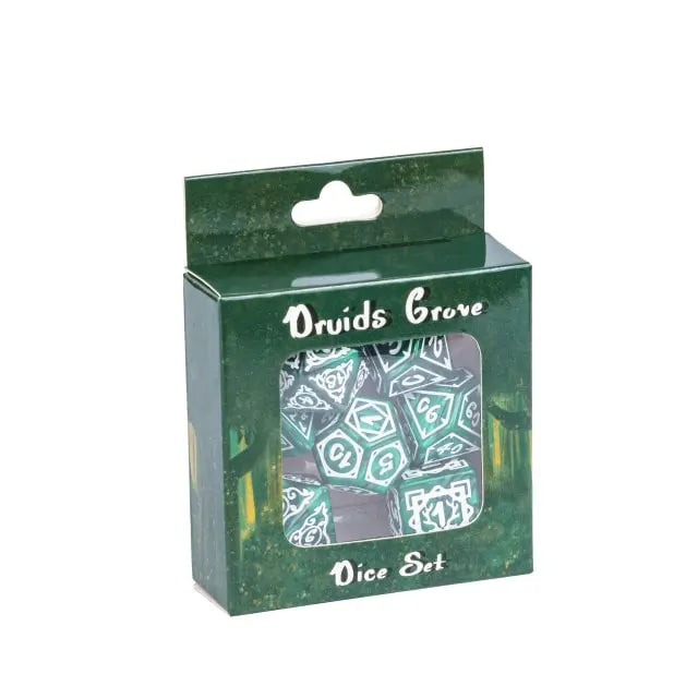 Dés 7D: Druids Grove - B JEUX - Dés et jeux de rôles - Dés - Dés polyédriques