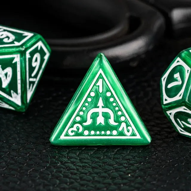 Dés 7D: Druids Grove - B JEUX - Dés et jeux de rôles - Dés - Dés polyédriques