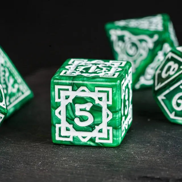 Dés 7D: Druids Grove - B JEUX - Dés et jeux de rôles - Dés - Dés polyédriques