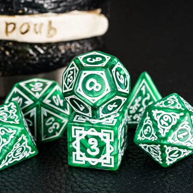Dés 7D: Druids Grove - B JEUX - Dés et jeux de rôles - Dés - Dés polyédriques