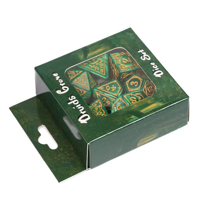 Dés 7D: Druids Grove JEUX - Dés et jeux de rôles - Dés - Dés polyédriques