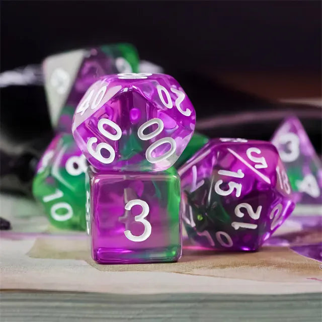 Dés 7D: Élixir du doute JEUX - Dés et jeux de rôles - Dés - Dés polyédriques