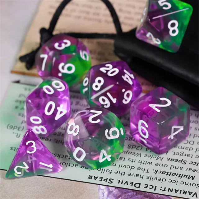 Dés 7D: Élixir du doute JEUX - Dés et jeux de rôles - Dés - Dés polyédriques