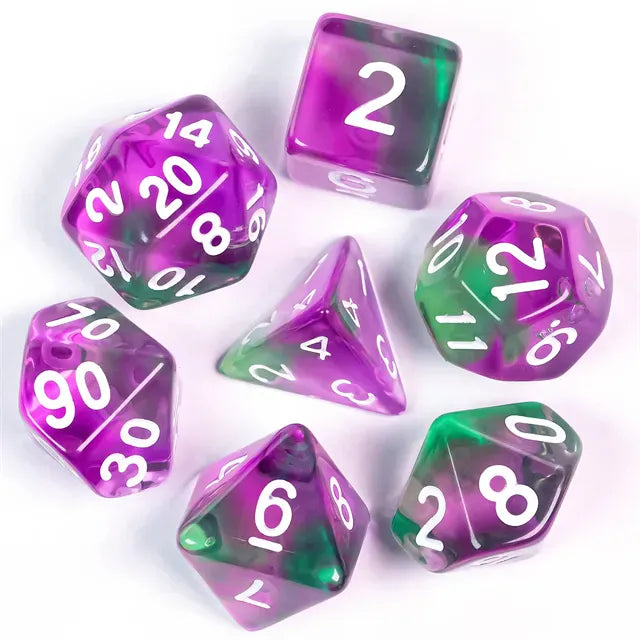 Dés 7D: Élixir du doute JEUX - Dés et jeux de rôles - Dés - Dés polyédriques