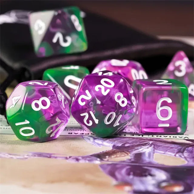 Dés 7D: Élixir du doute JEUX - Dés et jeux de rôles - Dés - Dés polyédriques