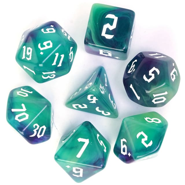 Dés 7D: Face de troll JEUX - Dés et jeux de rôles - Dés - Dés polyédriques