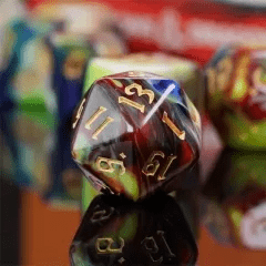 Dés 7D: Faille temporelle JEUX - Dés et jeux de rôles - Dés - Dés polyédriques