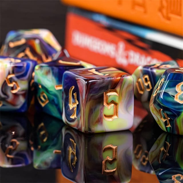 Dés 7D: Faille temporelle JEUX - Dés et jeux de rôles - Dés - Dés polyédriques