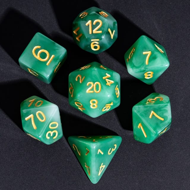 Dés 7D: Ferme ta grande gnoll JEUX - Dés et jeux de rôles - Dés - Dés polyédriques