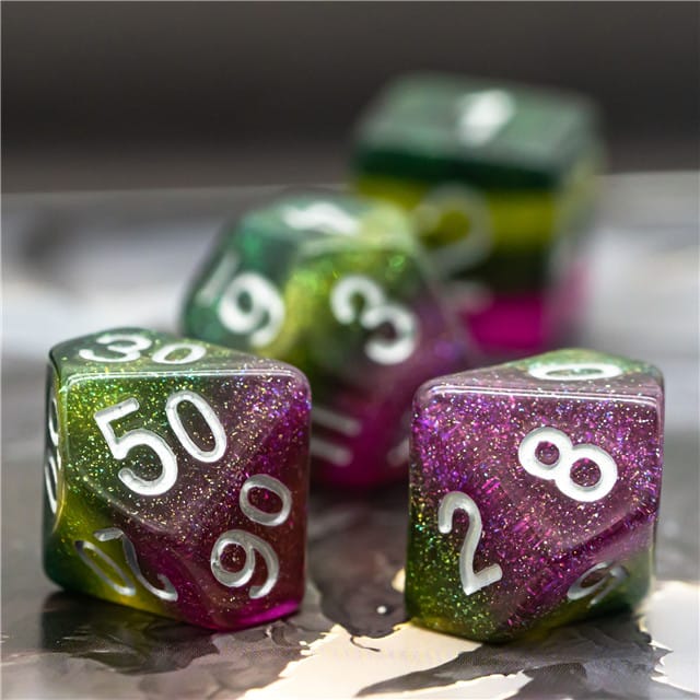 Dés 7D: Framboises sauvages JEUX - Dés et jeux de rôles - Dés - Dés polyédriques