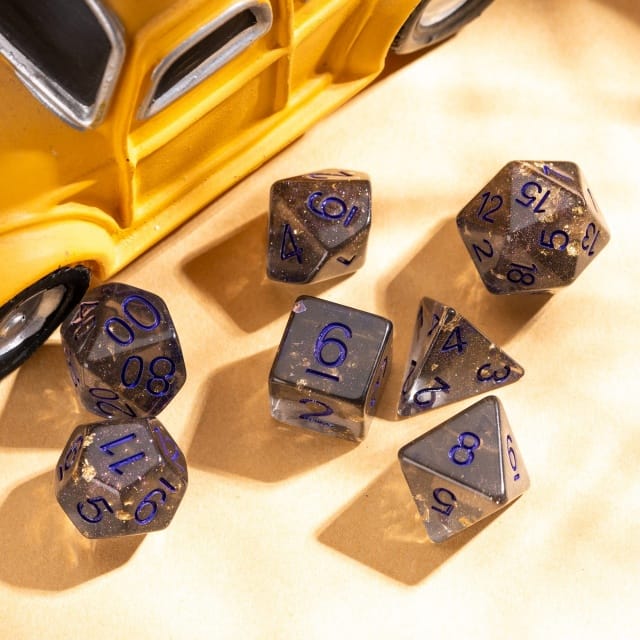 Dés 7D:  Goldschlager JEUX - Dés et jeux de rôles - Dés - Dés polyédriques