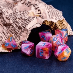 Dés 7D: Grenade limonade JEUX - Dés et jeux de rôles - Dés - Dés polyédriques