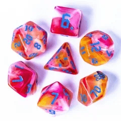 Dés 7D: Grenade limonade JEUX - Dés et jeux de rôles - Dés - Dés polyédriques