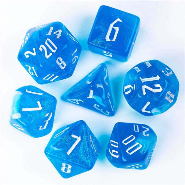 Dés 7D: Iceberg JEUX - Dés et jeux de rôles - Dés - Dés polyédriques