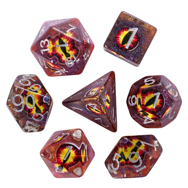 Dés 7D: L'oeil de Smaug JEUX - Dés et jeux de rôles - Dés - Dés polyédriques