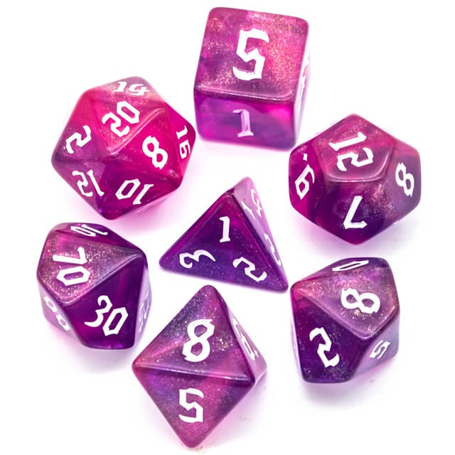 Dés 7D: Légende de Rock JEUX - Dés et jeux de rôles - Dés - Dés polyédriques