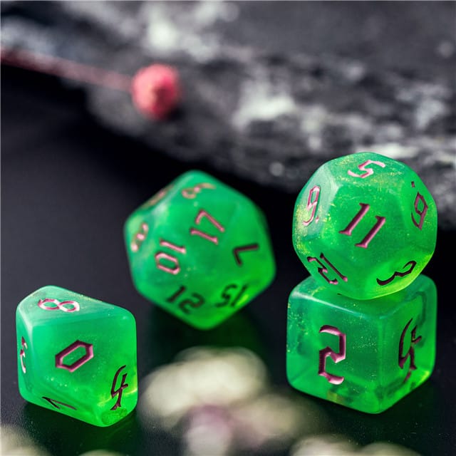 Dés 7D: Magie des bois JEUX - Dés et jeux de rôles - Dés - Dés polyédriques
