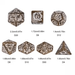 Dés 7D: Mémoire ancestrale JEUX - Dés et jeux de rôles - Dés - Dés polyédriques