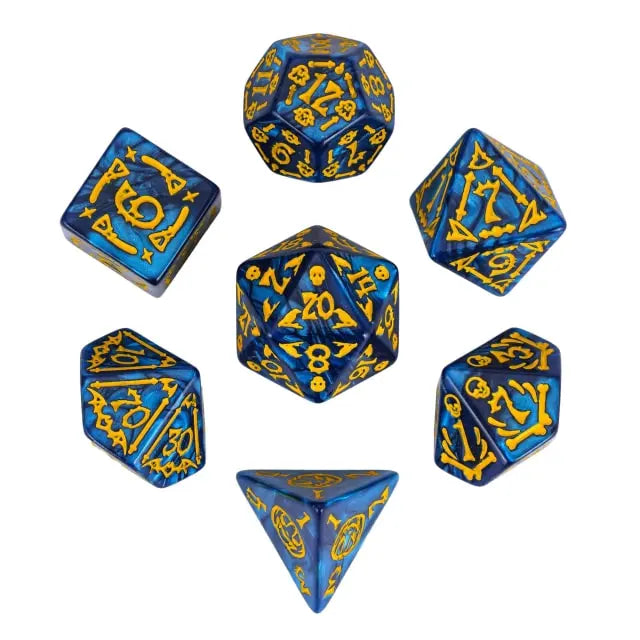 Dés 7D: Mr. Crowley JEUX - Dés et jeux de rôles - Dés - Dés polyédriques