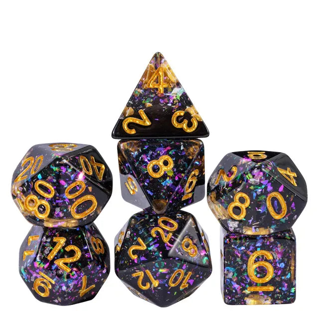 Dés 7D: Nouvel an JEUX - Dés et jeux de rôles - Dés - Dés polyédriques