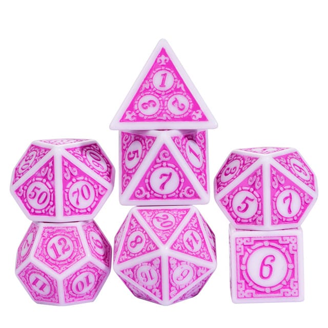 Dés 7D: Panthère Rose JEUX - Dés et jeux de rôles - Dés - Dés polyédriques