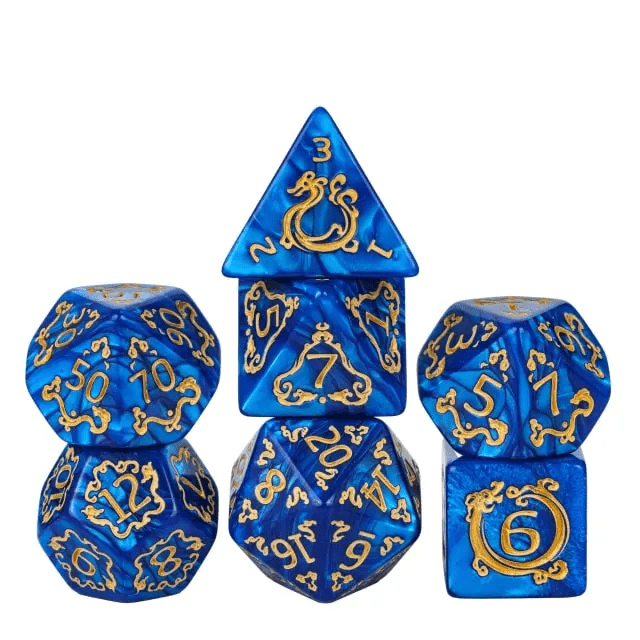 Dés 7D: Pareil comme Merlin JEUX - Dés et jeux de rôles - Dés - Dés polyédriques