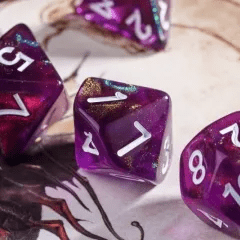 Dés 7D: Petite malédiction JEUX - Dés et jeux de rôles - Dés - Dés polyédriques