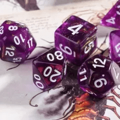 Dés 7D: Petite malédiction JEUX - Dés et jeux de rôles - Dés - Dés polyédriques
