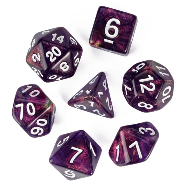 Dés 7D: Petite malédiction JEUX - Dés et jeux de rôles - Dés - Dés polyédriques