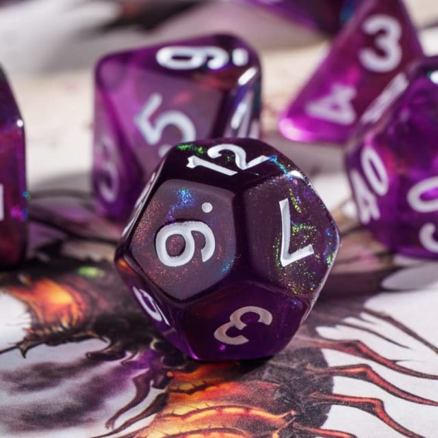 Dés 7D: Petite malédiction JEUX - Dés et jeux de rôles - Dés - Dés polyédriques