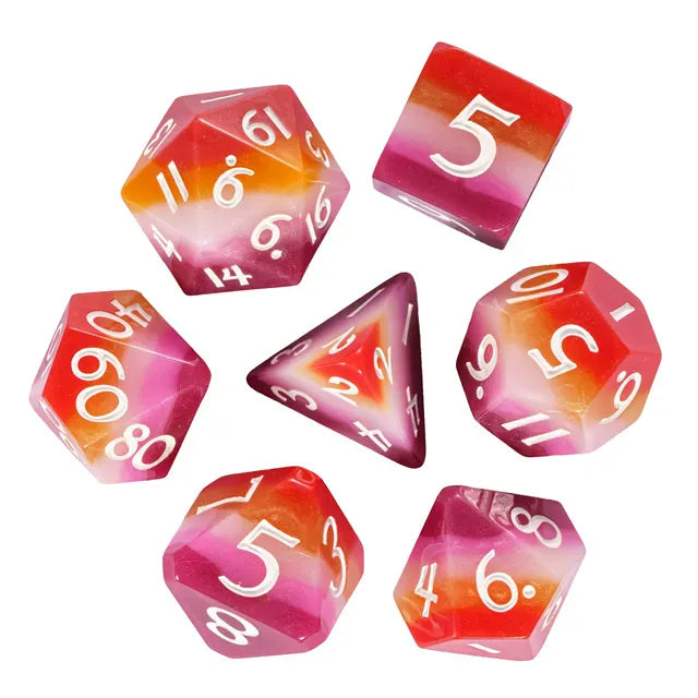 Dés 7D: Pierre de chance JEUX - Dés et jeux de rôles - Dés - Dés polyédriques