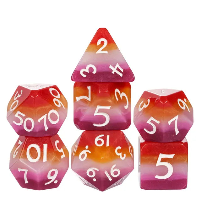 Dés 7D: Pierre de chance JEUX - Dés et jeux de rôles - Dés - Dés polyédriques