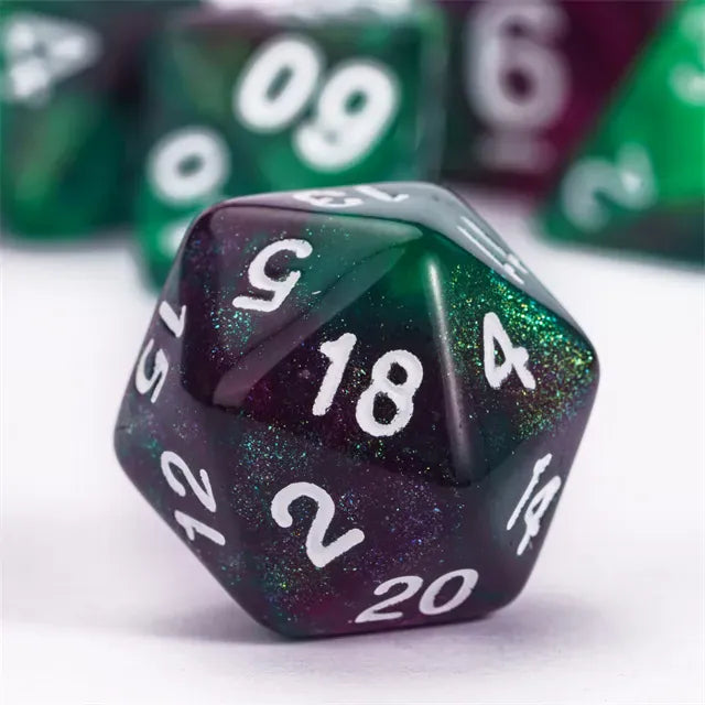 Dés 7D: Princesse Pénélope JEUX - Dés et jeux de rôles - Dés - Dés polyédriques