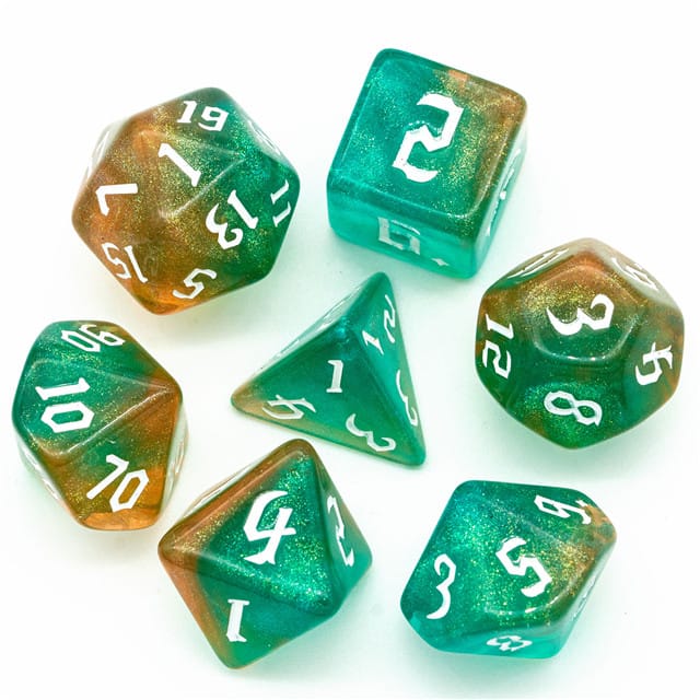 Dés 7D: Recette secrète JEUX - Dés et jeux de rôles - Dés - Dés polyédriques