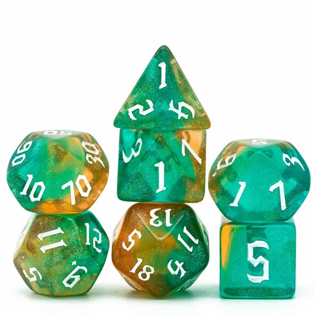 Dés 7D: Recette secrète JEUX - Dés et jeux de rôles - Dés - Dés polyédriques