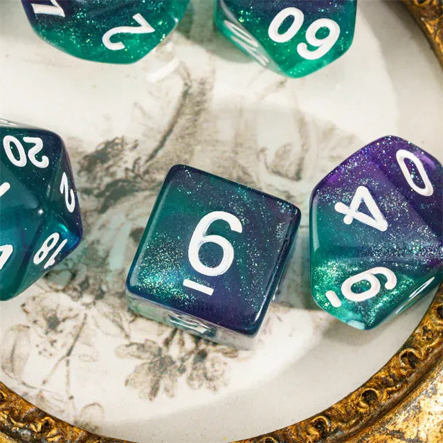 Dés 7D: Respiration aquatique JEUX - Dés et jeux de rôles - Dés - Dés polyédriques