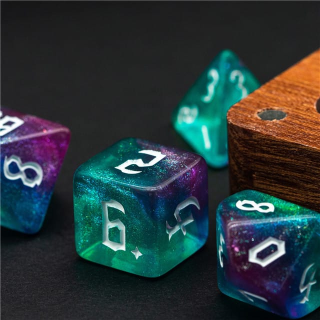Dés 7D: Résurrection JEUX - Dés et jeux de rôles - Dés - Dés polyédriques