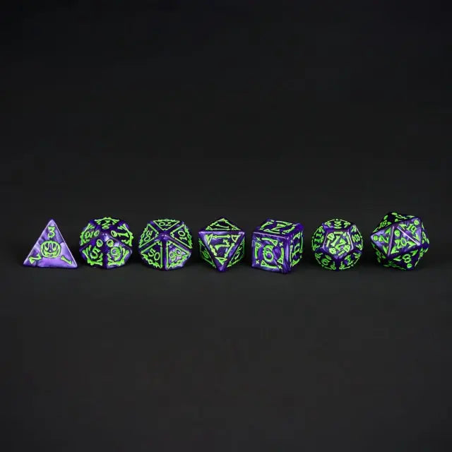 Dés 7D: Retro Poltergeist JEUX - Dés et jeux de rôles - Dés - Dés polyédriques