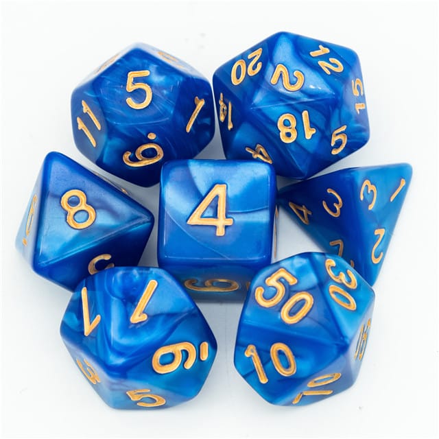 Dés 7D: Rhum & Dragons JEUX - Dés et jeux de rôles - Dés - Dés polyédriques