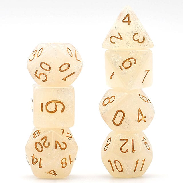 Dés 7D: Sauce béchamel JEUX - Dés et jeux de rôles - Dés - Dés polyédriques