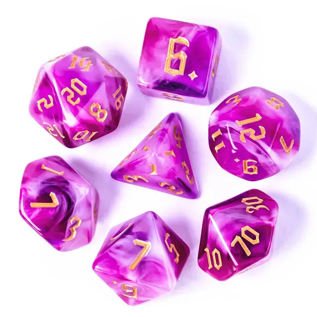 Dés 7D: Sherazade JEUX - Dés et jeux de rôles - Dés - Dés polyédriques