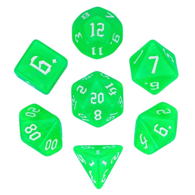 Dés 7D: Teint atomique JEUX - Dés et jeux de rôles - Dés - Dés polyédriques