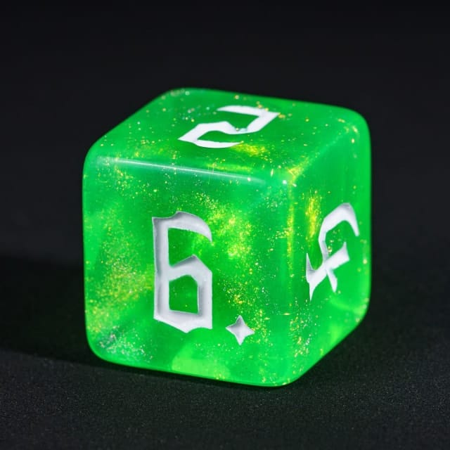 Dés 7D: Teint atomique JEUX - Dés et jeux de rôles - Dés - Dés polyédriques