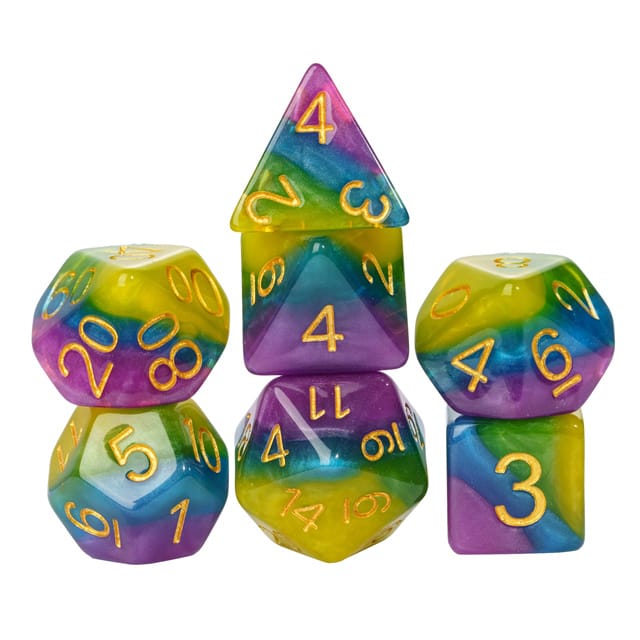 Dés 7D: Tír na nÓg JEUX - Dés et jeux de rôles - Dés - Dés polyédriques