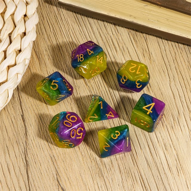 Dés 7D: Tír na nÓg JEUX - Dés et jeux de rôles - Dés - Dés polyédriques