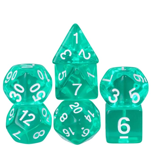 Dés 7D: Tourmaline JEUX - Dés et jeux de rôles - Dés - Dés polyédriques