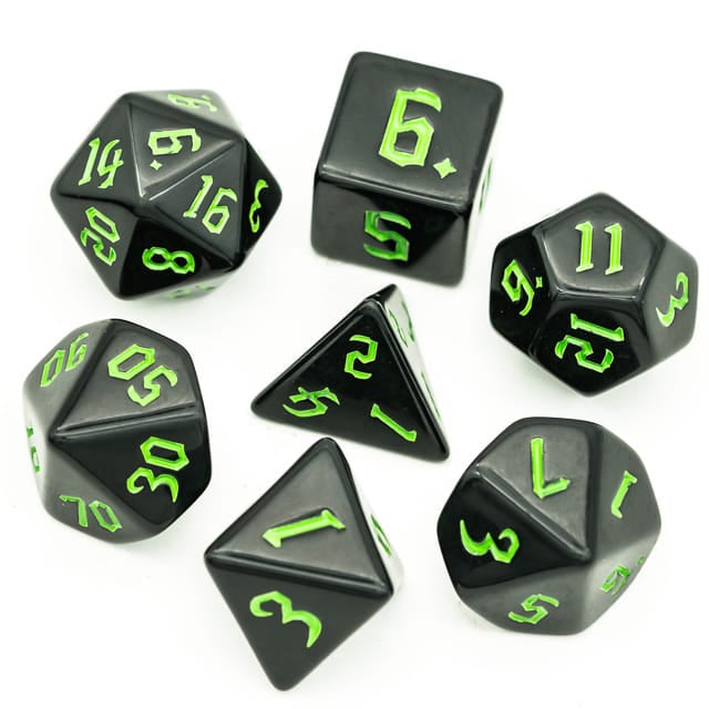 Dés 7D: Venin avenant de l'avenir JEUX - Dés et jeux de rôles - Dés - Dés polyédriques